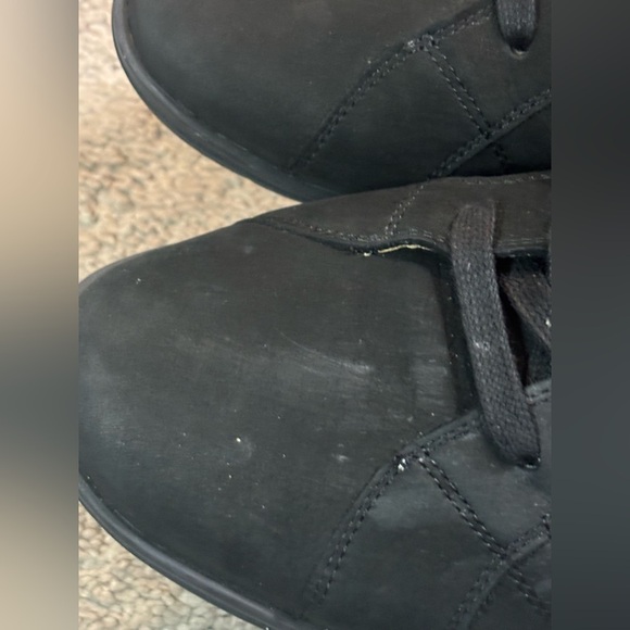 Women's Black Casual Sneakers with Side Zipper - Picture 10 of 12